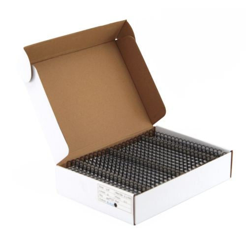 Black 3/8" 2:1 Pitch Twin Loop Wire - 100pk