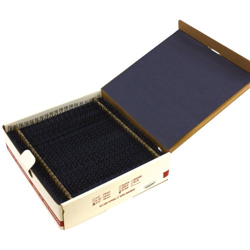 3/8" Black Spiral-O 19 Loop Wire Binding Combs - 100pk