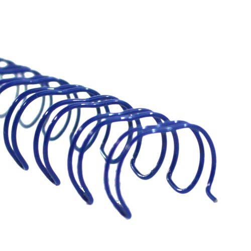 3/8" Blue Spiral-O 19 Loop Wire Binding Combs - 100pk