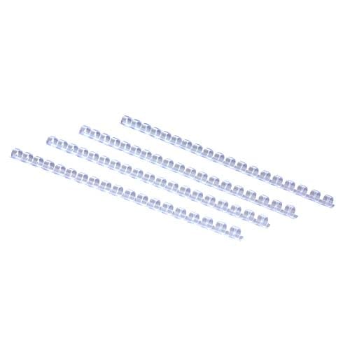 3/8" Clear Plastic Binding Combs - 100pk