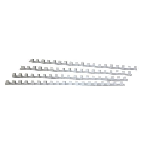 3/8" Grey Plastic Binding Combs - 100pk
