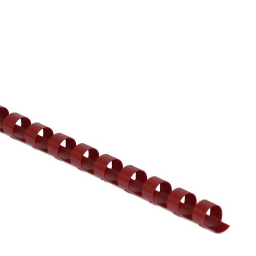 3/8" Maroon Plastic Binding Combs - 100pk