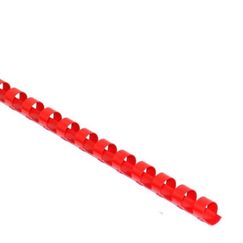 3/8" Red Plastic Binding Combs - 100pk