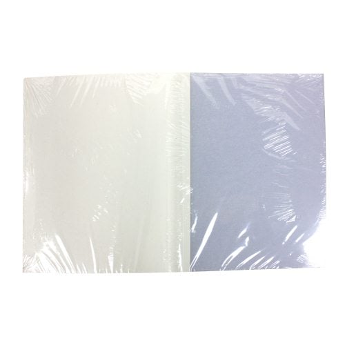 3/8" White Grain ThermaBind Covers (25pk) - 2513532