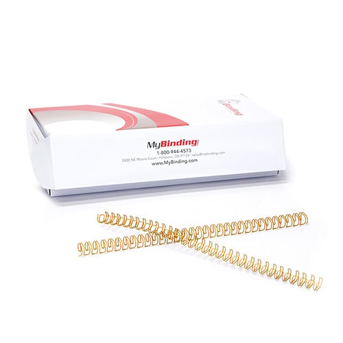 Bronze 3/8" 3:1 Pitch Twin Loop Wire - 100pk