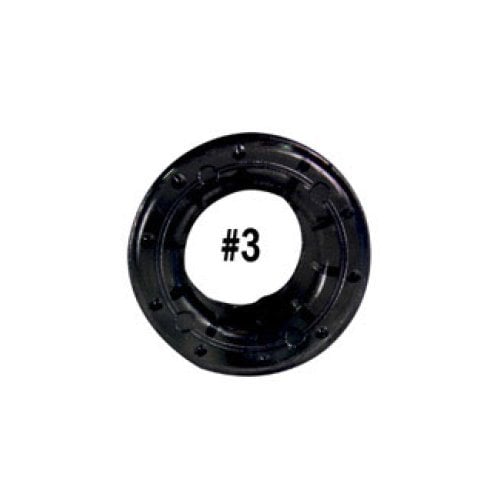 #3 Black Plastic Grommets - 500 Sets