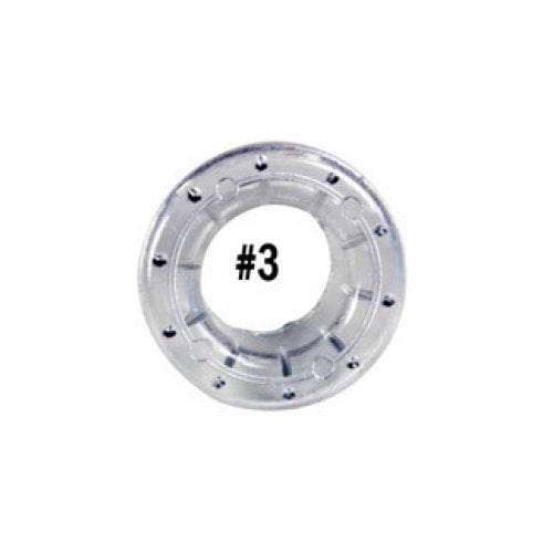 #3 Clear Plastic Grommets - 500 Sets