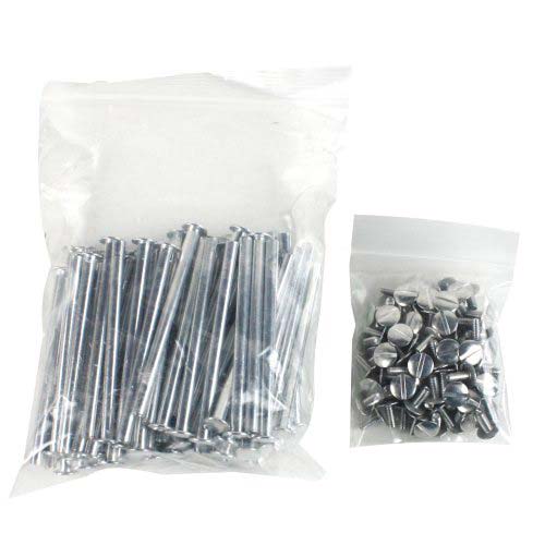3" Silver Aluminum Screw Posts - 100pk