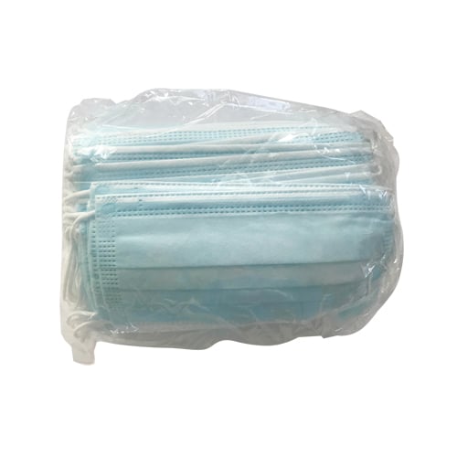 3-Layer Disposable Face Masks - 50/Box