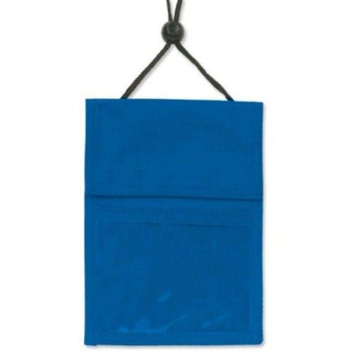 3-Pocket Credential Holders with Pen Pocket and Cord - 25pk