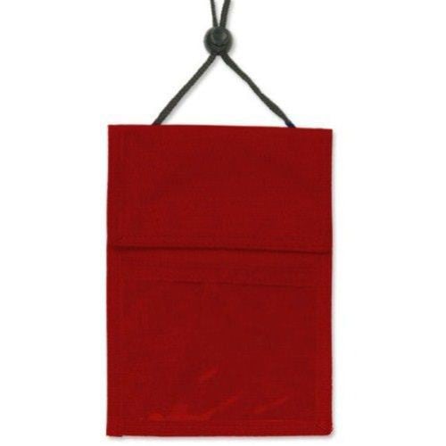 3-Pocket Credential Holders with Pen Pocket and Cord - 25pk