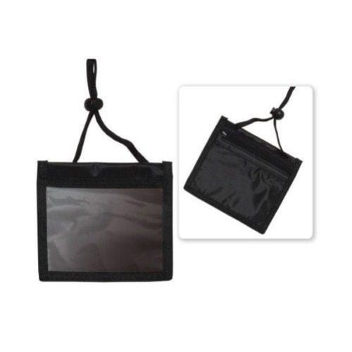 3-Pocket Nylon Credential Holders - 25pk