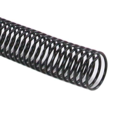 30mm Black 4:1 Pitch Spiral Binding Coil - 100pk