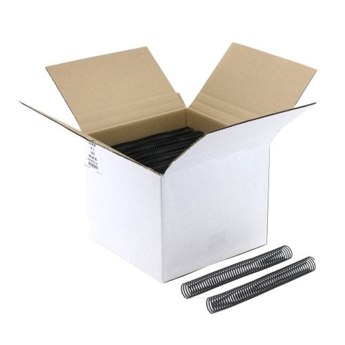 30mm Black 4:1 Pitch Spiral Binding Coil - 100pk
