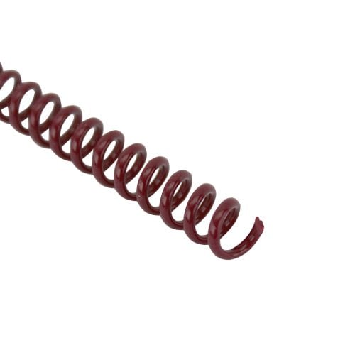 30mm Burgundy 4:1 Pitch Spiral Binding Coil - 100pk