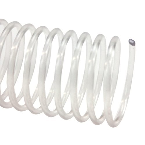 30mm Clear 4:1 Pitch Spiral Binding Coil - 100pk
