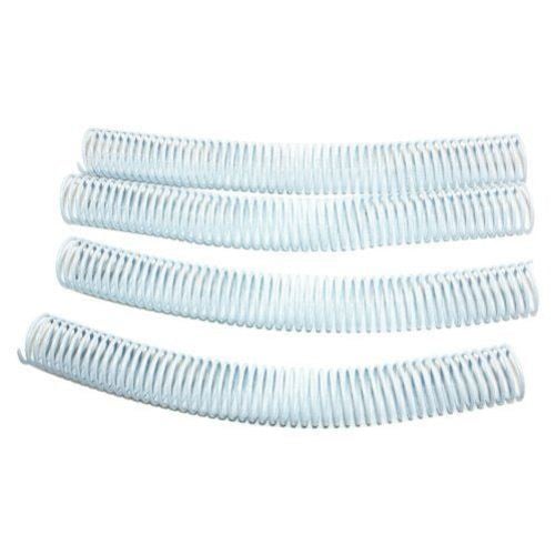 30mm White 4:1 Pitch Spiral Binding Coil - 100pk