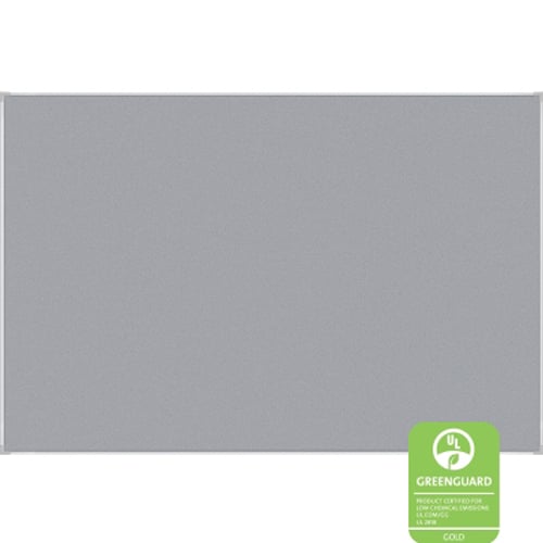 Best-Rite Pebbles Vinyl Bulletin Board with Silver Ultra Trim