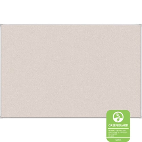 Best-Rite Pebbles Vinyl Bulletin Board with Silver Ultra Trim