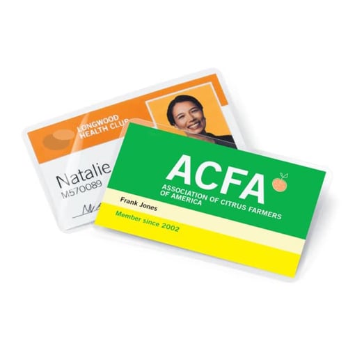GBC Swingline LongLife 10mil Badge ID Card Size Thermal Laminating Pouches 100pk - 3202104B - Clearance Sale