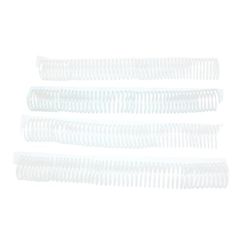 32mm Clear 4:1 Pitch Spiral Binding Coil - 100pk