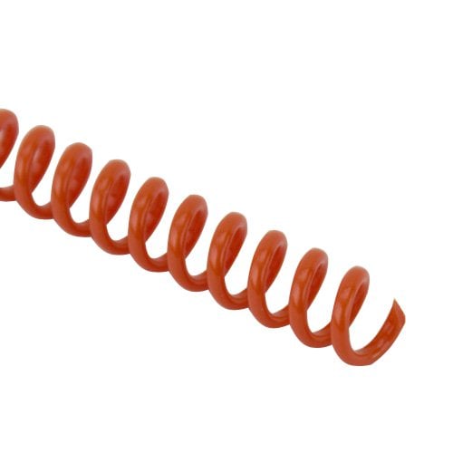 32mm College Orange 4:1 Pitch Spiral Binding Coil - 100pk