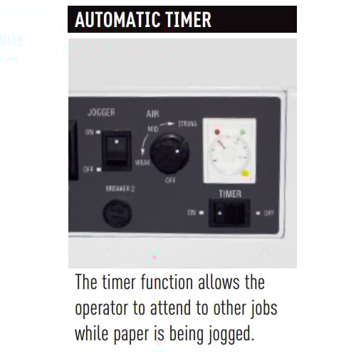 MBM AJ 700 Air-Feed Floor Model Jogger