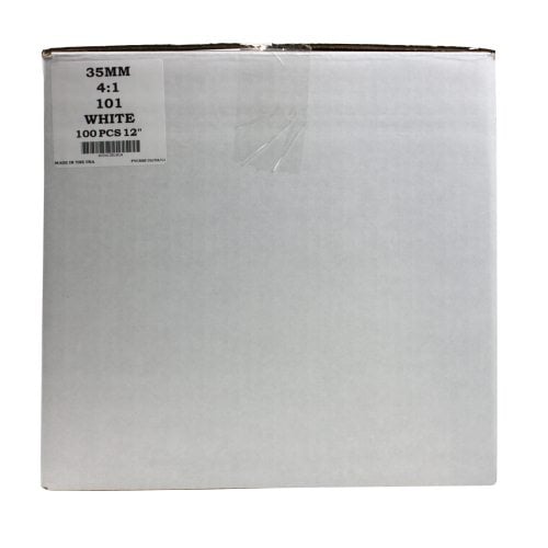 35mm White 4:1 Pitch Spiral Binding Coil - 100pk
