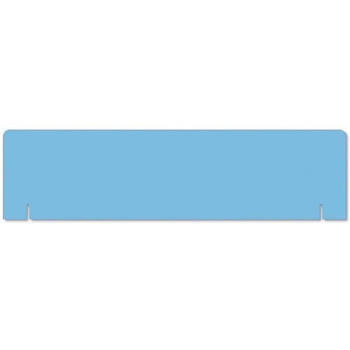 36" x 10" 1-Ply Sky Blue Corrugated Project Board Headers - 24pk