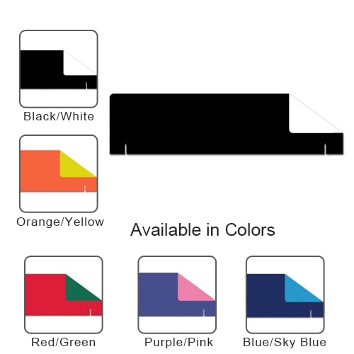 36" x 10" 1-Ply Two-Sided Corrugated Project Board Headers - 24pk