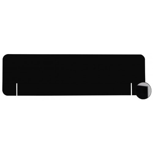 36" x 10" Total Black Foam Project Board Headers - 24pk