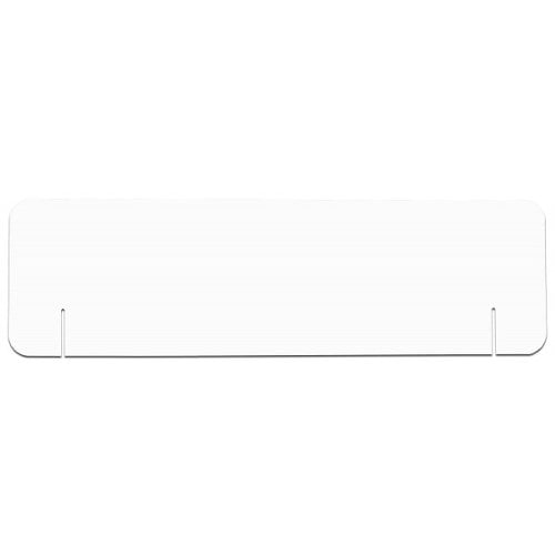 36" x 10" White Foam Project Board Headers - 24pk