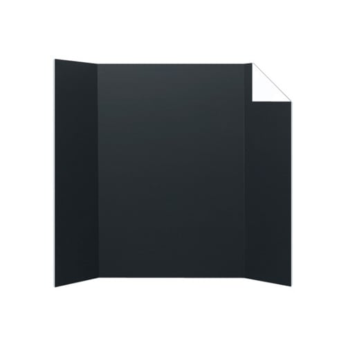 36" x 48" 1-Ply Black/White Corrugated Project Boards - 24pk