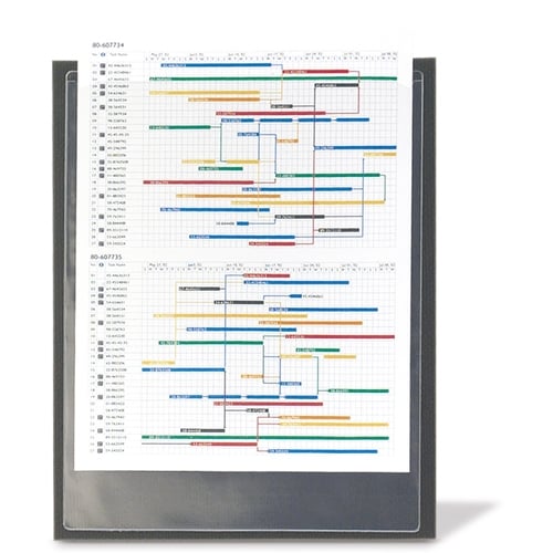 3L Self-Adhesive 8 7/8" x 11 3/8" Letter Size Document Pocket - 300pk