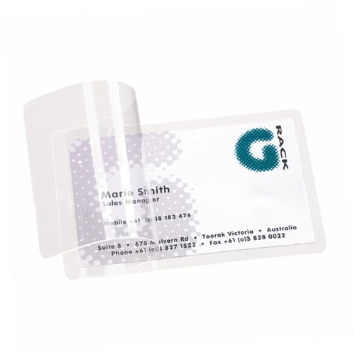 3L Self-Laminating 2-1/2" x 3-7/8" Business Card Size Pouches