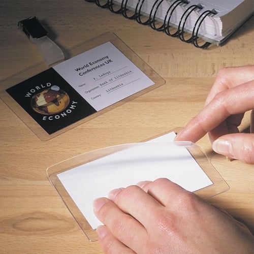 3L Self-Laminating 3" x 4" ID Badge Size Pouches - 100pk