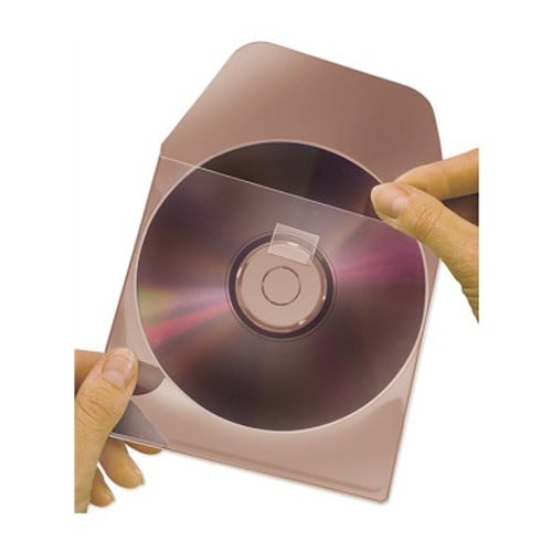 3L Self-Adhesive 2 5/8" x 3 5/8" Business Card CD Pocket - 1000pk