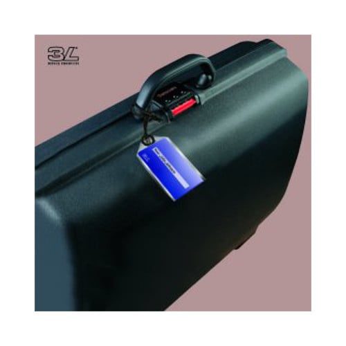 3L Self-Laminating 2 13/16" x 4 1/4" Luggage Tag Size Pouches - 1000pk
