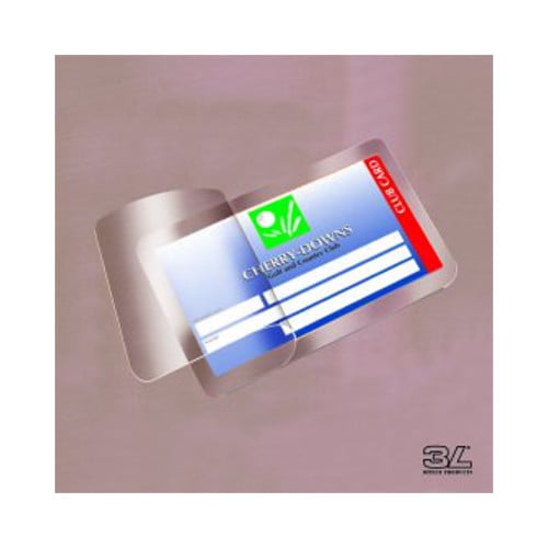 3L Self-Laminating 2 5/8" x 3 15/16" Large Business Card Size Pouches - 100pk