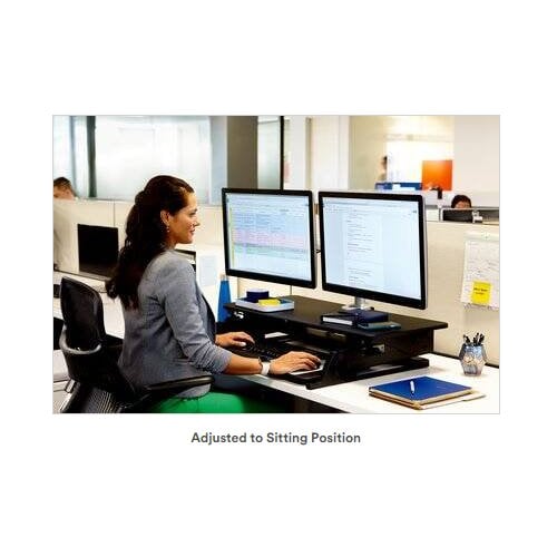 3M Black Precision Standing Desk - SD60B