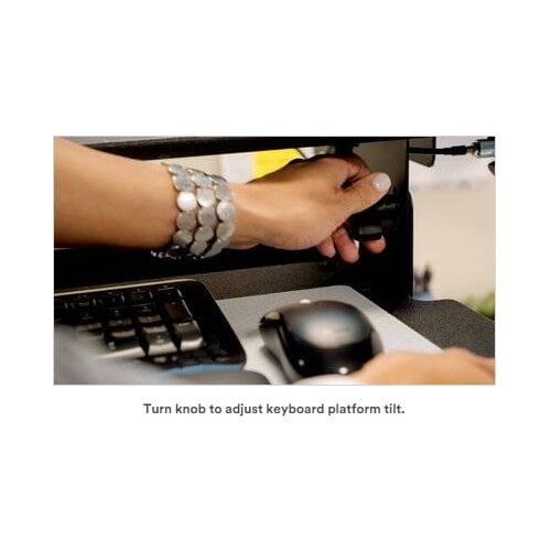 3M Black Precision Standing Desk - SD60B