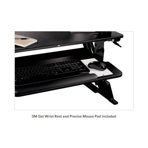 3M Black Precision Standing Desk - SD60B