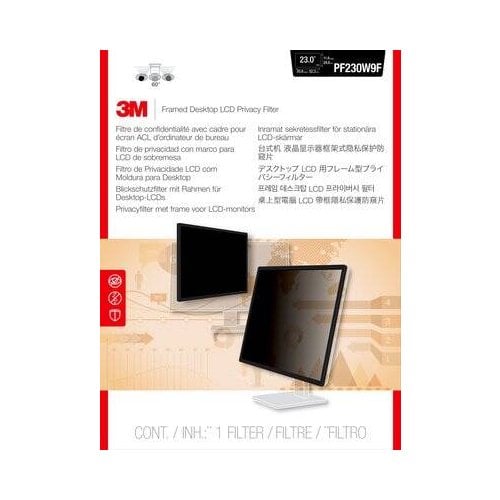 3M Framed Privacy Filters for Widescreen Monitor (16:9 aspect ratio)