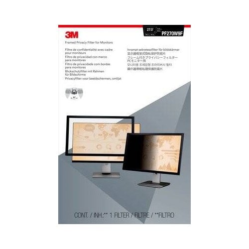 3M Framed Privacy Filters for Widescreen Monitor (16:9 aspect ratio)