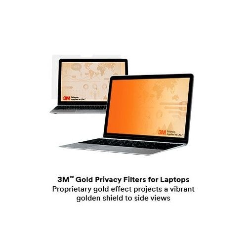 3M Gold Privacy Filters for Widescreen Laptop with COMPLY Attachment System (16:9 aspect ratio)