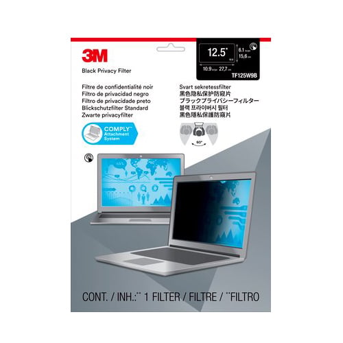 3M Touch Privacy Filter for  Widescreen Laptop with COMPLY Attachment System (16:9 aspect ratio) - Standard Fit