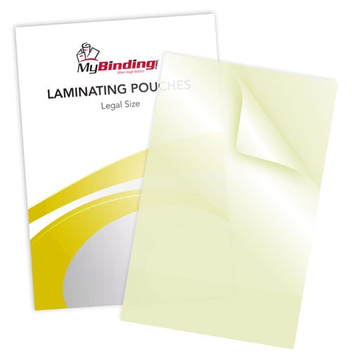3mil Legal Size Sticky Back Laminating Pouches - 100pk