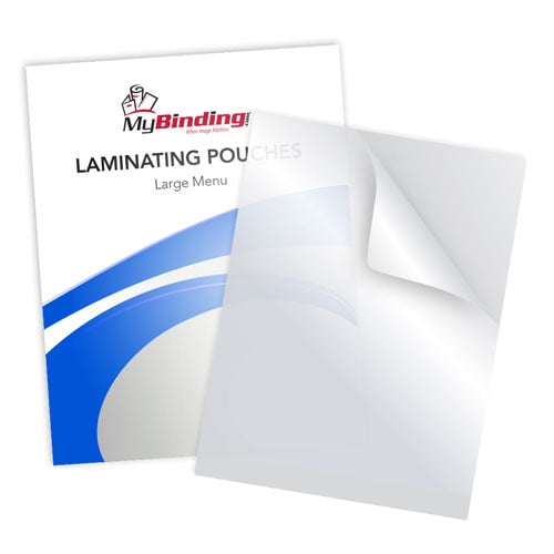 3mil Matte Clear Large Menu Laminating Pouches 12" x 18" - 100pk - Clearance Sale