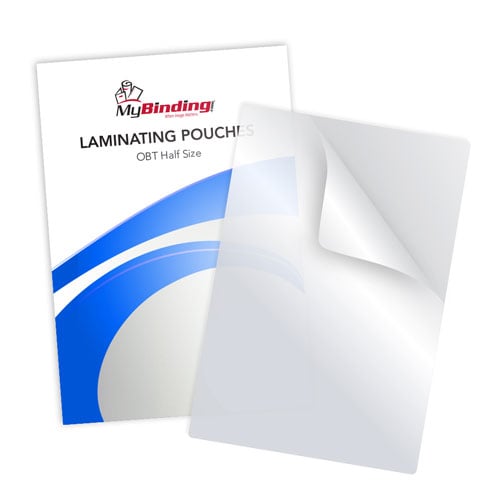3mil Matte Clear Note Card Size Laminating Pouches - 100pk