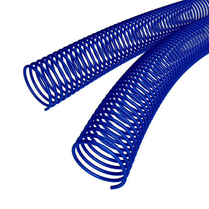 45mm Blue 4:1 Pitch Spiral Binding Coil - 100pk
